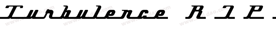 Turbulence (R.I.P Ikarus)字体转换